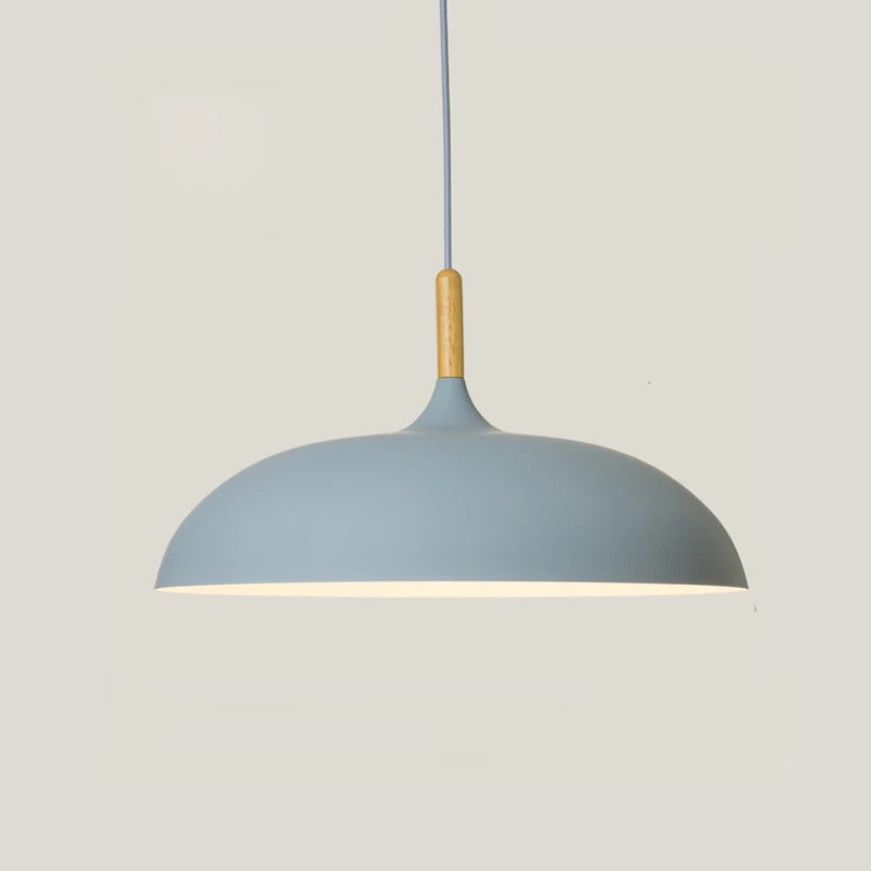 Minimalist Modern Pendant Lamps - Wood & Aluminum Lampshade Hanging Lights for Artistic Fashion Decor