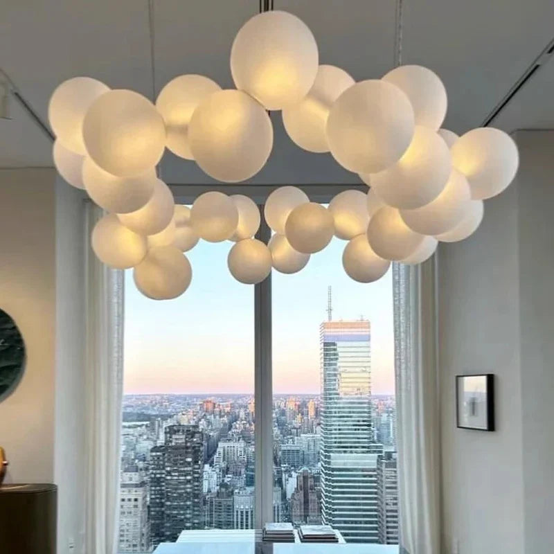 Elegant Nordic Pendant Chandelier - Contemporary Lighting for Dining and Living Spaces