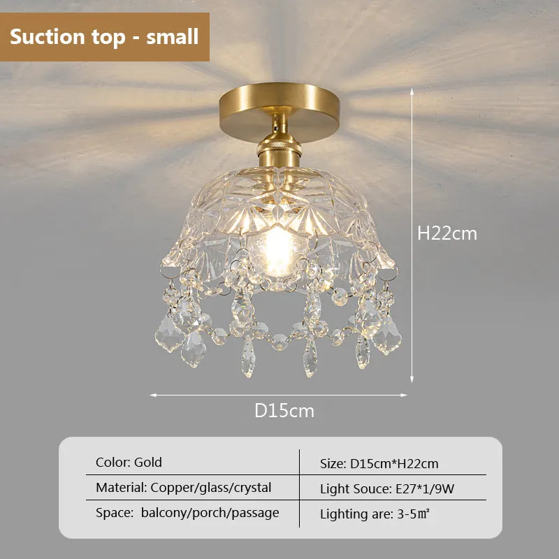 European Retro Glass Pendant Lamp - Vintage-Inspired Lighting Fixture