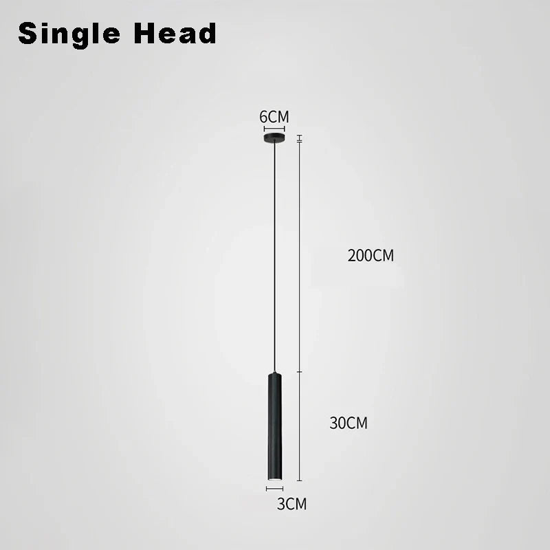 Nordic LED Double Head Pendant Lamp - Contemporary Lighting for Dining Rooms and More