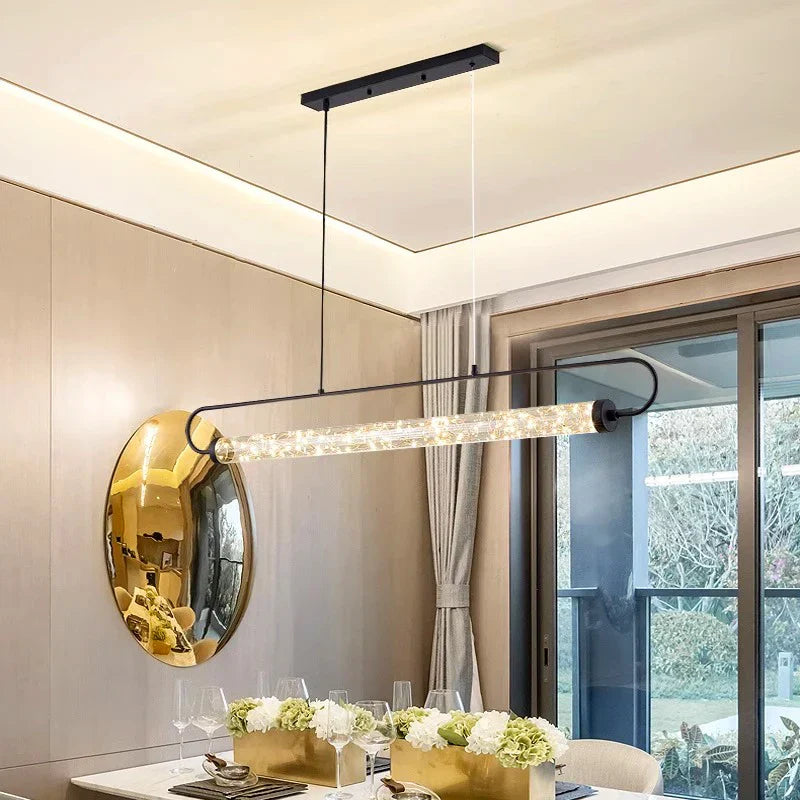 Elegant Chandelier for Dining Room - Stylish Pendant Lighting Fixture for Indoor Decor