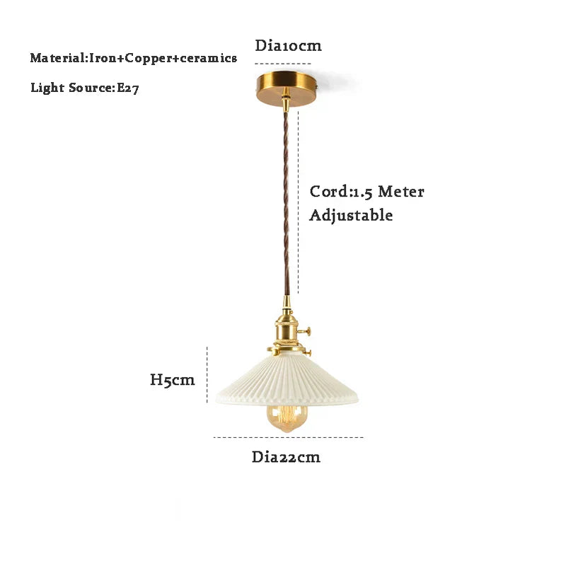 Modern Brass Pendant Light - Adjustable and Rustic, Perfect for Kitchen Islands and Living Rooms