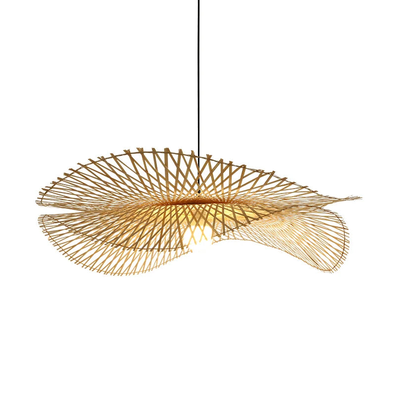 Bamboo Woven Chandeliers - Natural Rattan Elegance for Your Kitchen and Living Room