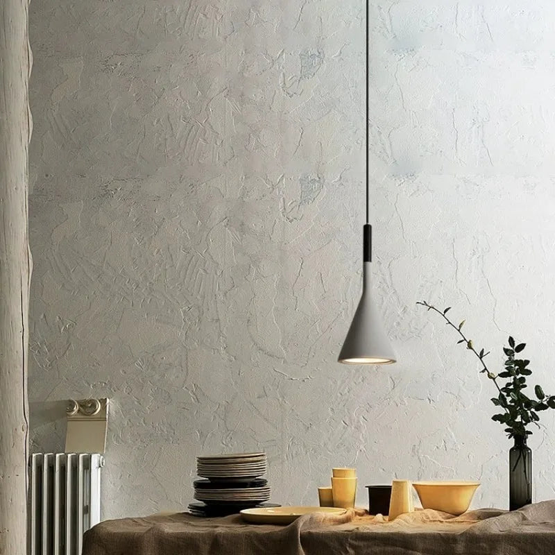 Nordic Modern Cement Pendant Lamp - Contemporary Lighting for Bedrooms, Restaurants, and More
