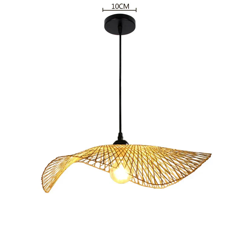 Bamboo Woven Chandeliers - Natural Rattan Elegance for Your Kitchen and Living Room