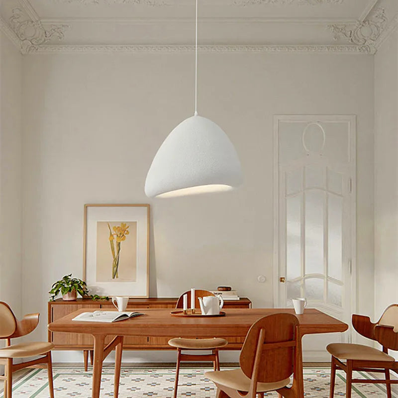 Nordic Minimalist Wabi Sabi LED Pendant Light - Perfect for Restaurants, Cafes, Living Rooms, and Bedrooms