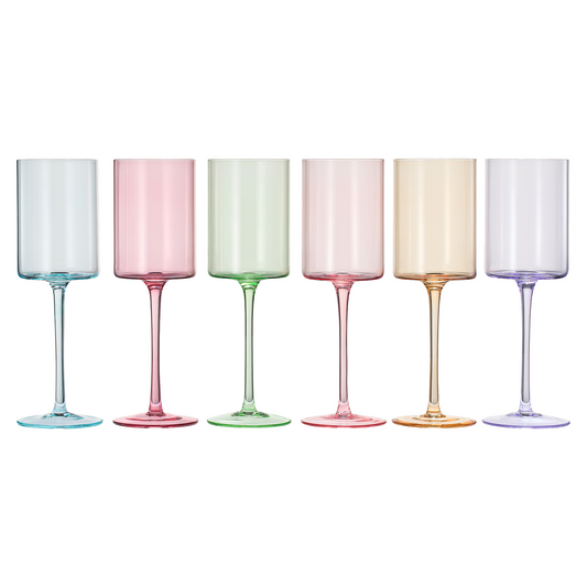 Dining & Tableware: Monet Stemmed Wine Glassware, Set of 6 by Khen Site
