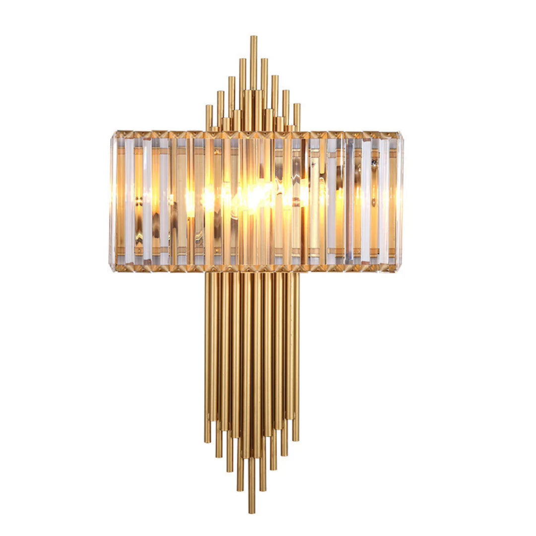 Wallis Gold Crystal Wall Lamp
