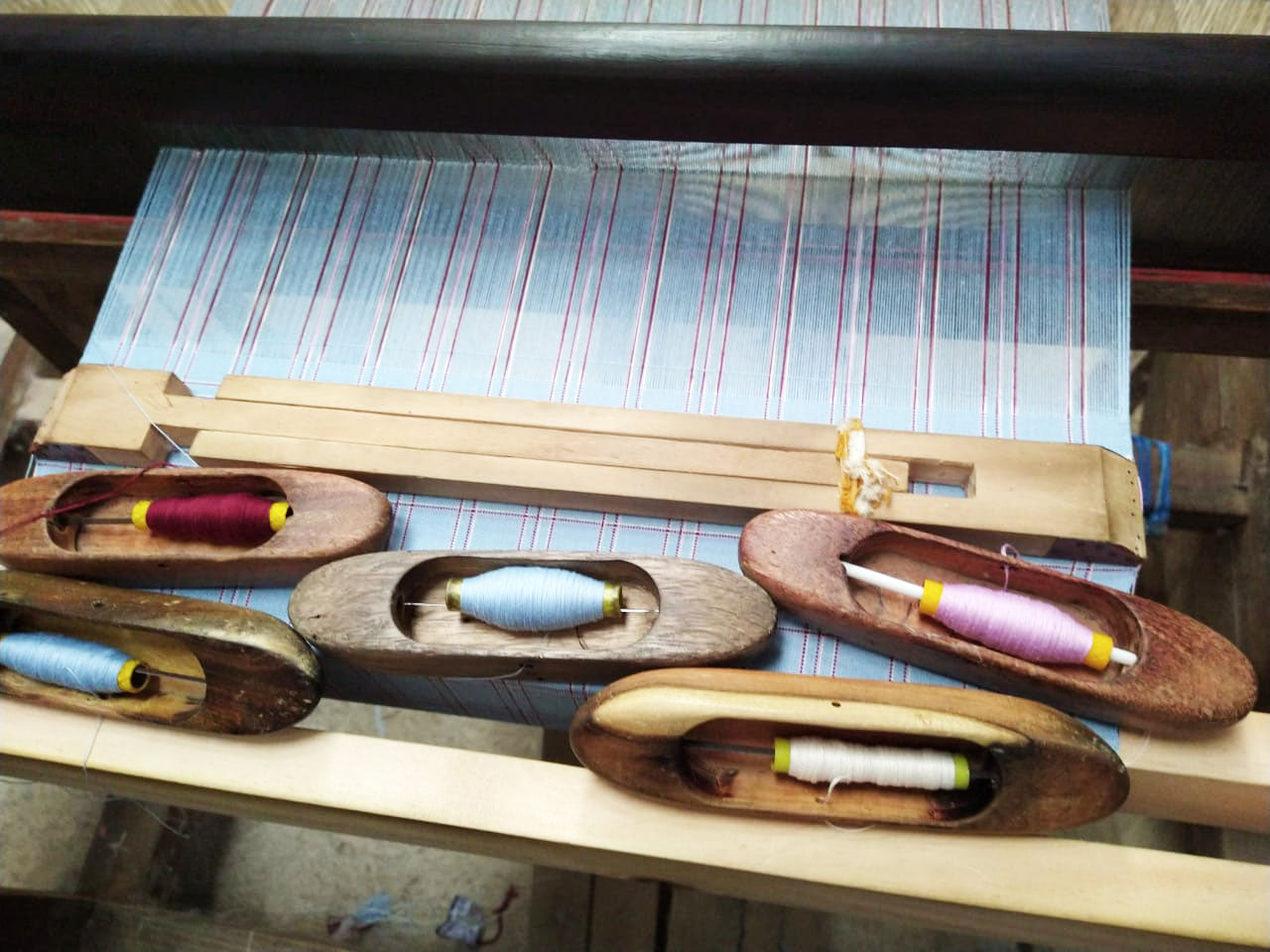 San Lucas Plaid White Napkin