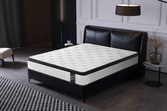 12 Inch Queen Size Oeko-tex100 Cool Kniited Cover Memrory Foam 7 Zoned Pocket Spring Hybrid Mattress