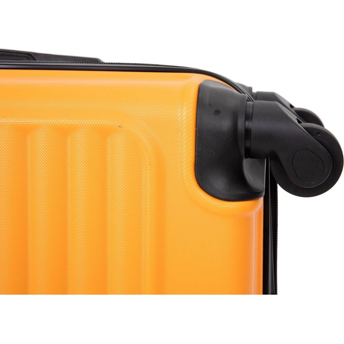 20" Carry on Luggage Lightweight Suitcase, Spinner Wheels, Orange