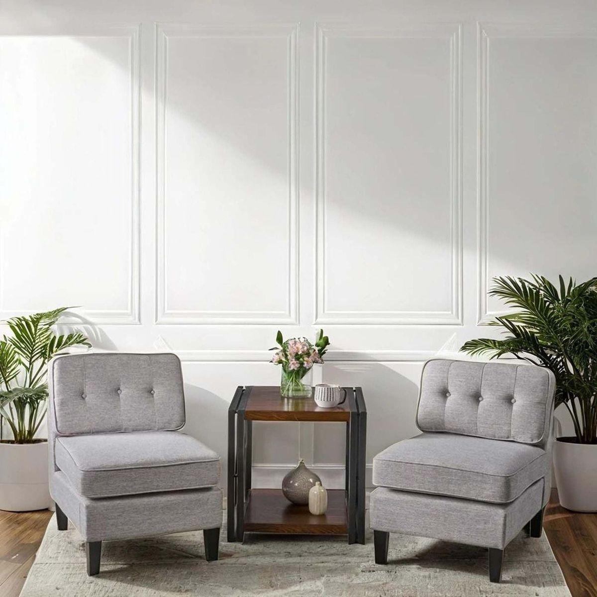 Bedroom Bedding & Decor: Modern Accent Chairs Set of 2,Comfy chair for Bedroom,Living Room Upholstered Sofa Chair for Small Spaces by Streamdale Furniture
