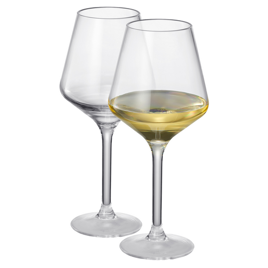 Dining & Tableware: Barcelona Acrylic Stemmed Wine Glassware, Set of 2 by Khen Site