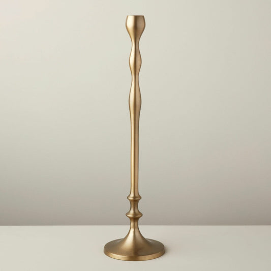 Kitchen Tools & Cookware: Aged Bronze Candlestick, Tall by Tea + Linen