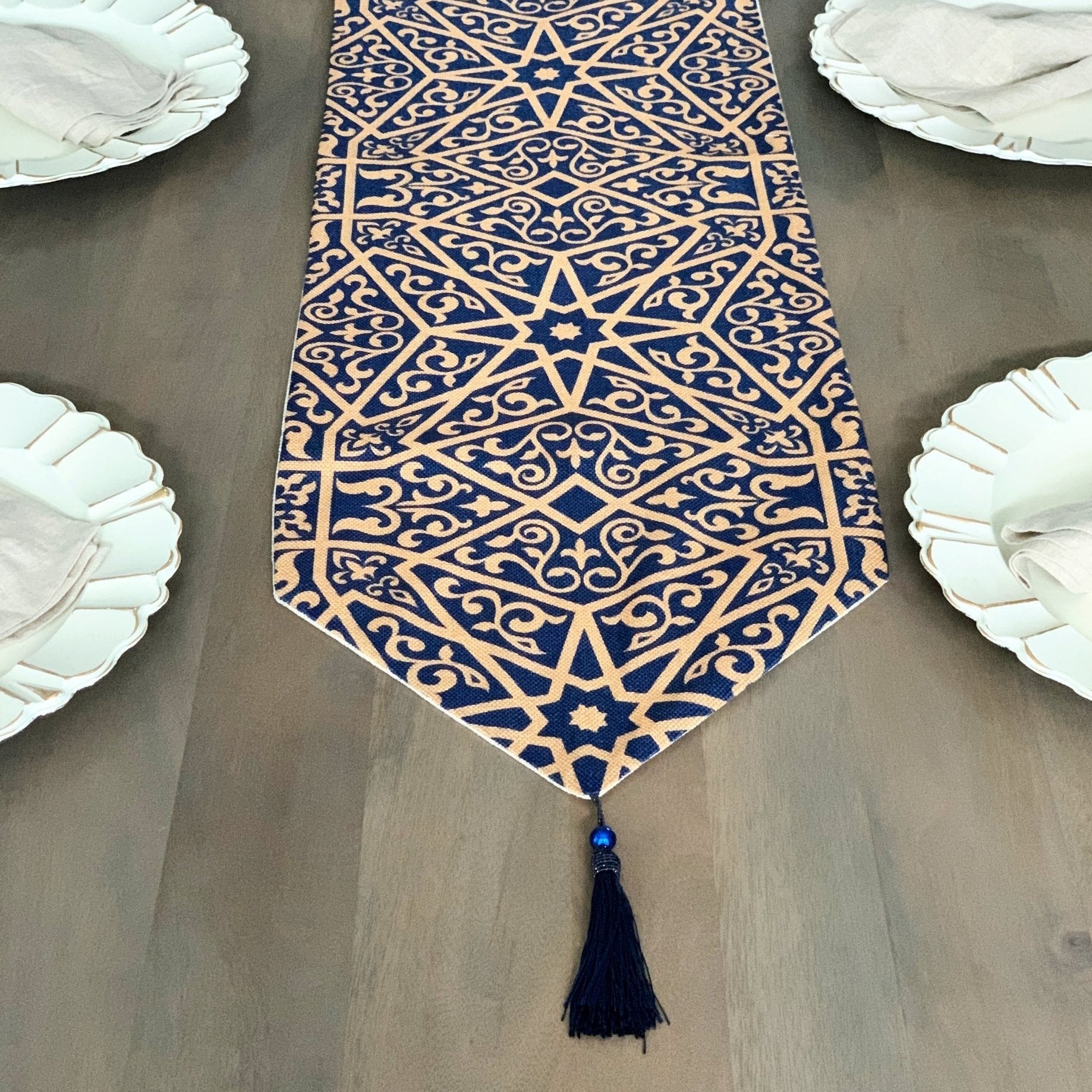 Kitchen Tools & Cookware: Ayyubid Pattern Table Runner by Tea + Linen