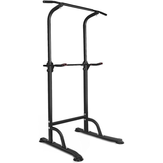 Kitchen Tools & Cookware: Sport Power Tower Workout Dip Station Pull Up Bar, Height Adjustable Multi-Function Dip Stand for Home Gym Strength Training Fitness Equipment by Streamdale Furniture