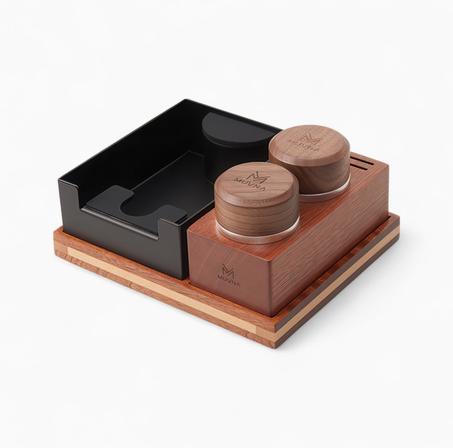 Premium Wooden Tamping Station Organizer