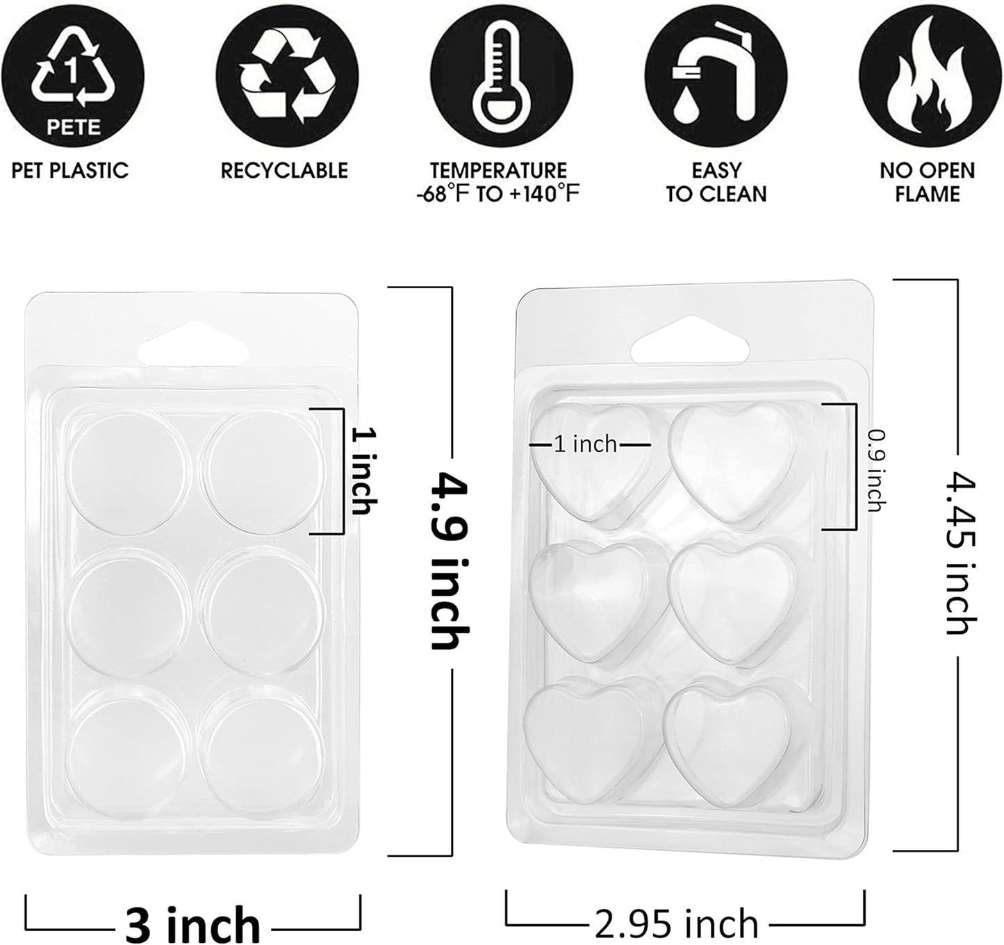 Clamshell Wax Melts – Spring & Summer scents – Fresh, Fruity & Floral for Bright Seasonal Vibes