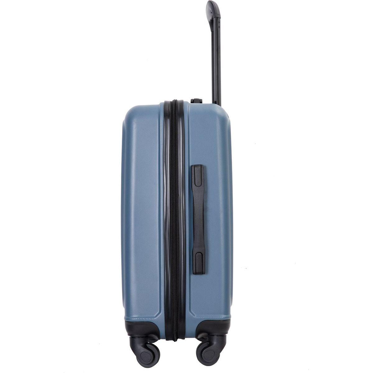 20" Carry on Luggage Lightweight Suitcase, Spinner Wheels, Blue