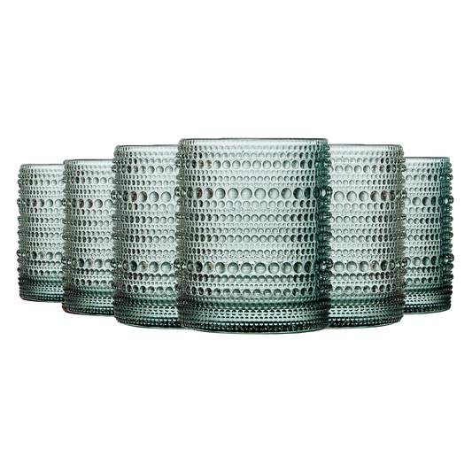 Dining & Tableware: Tonal Hobnail Lowball Glassware, Set of 6 by Khen Site