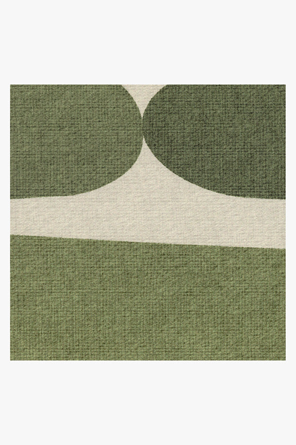 Area Rug: Millie Sage Green Tufted Rug by Cerise Coconut