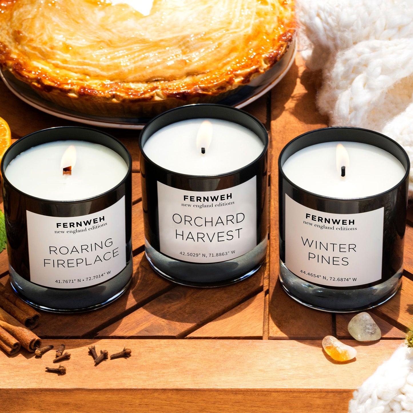 Roaring Fireplace Scented Soy Candle