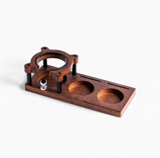 Sapele Wood Espresso Tamper Holder